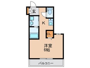 ラシーヌ新北野の物件間取画像